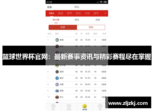 篮球世界杯官网：最新赛事资讯与精彩赛程尽在掌握